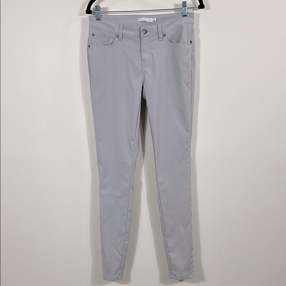 Prana Grey Briann Pant Hiking Outdoor Skinny Stretch Women Size 6